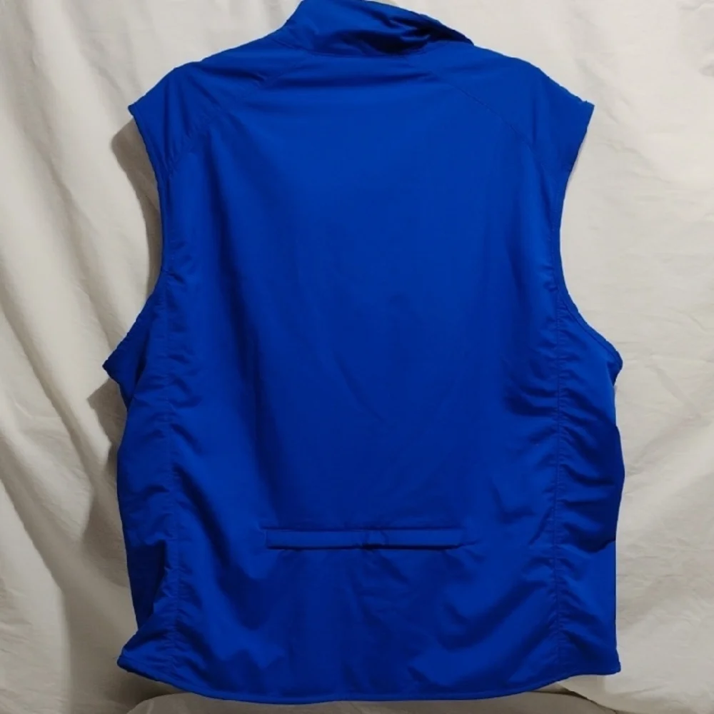 (X5) SALE! Polo Ralph Lauren Polo Golf Blue Zip Up Vest Sz.XL Worn Once Unisex